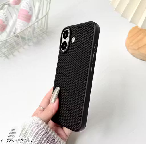 Premium Woven Knitted Texture Case