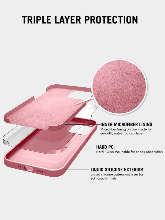 Solid Pink Silicone Case