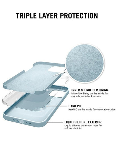 Solid Baby Blue Silicone Case