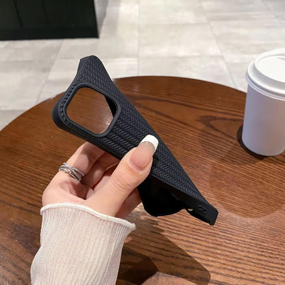 Premium Woven Knitted Texture Case
