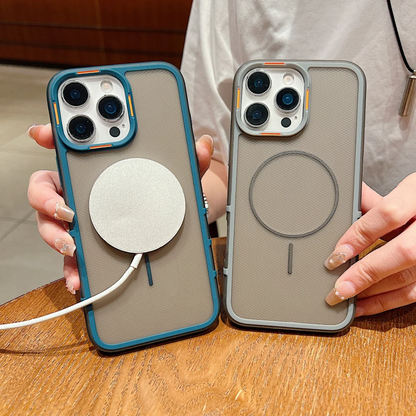 New Style Grid Pattern Magnetic Phone Case