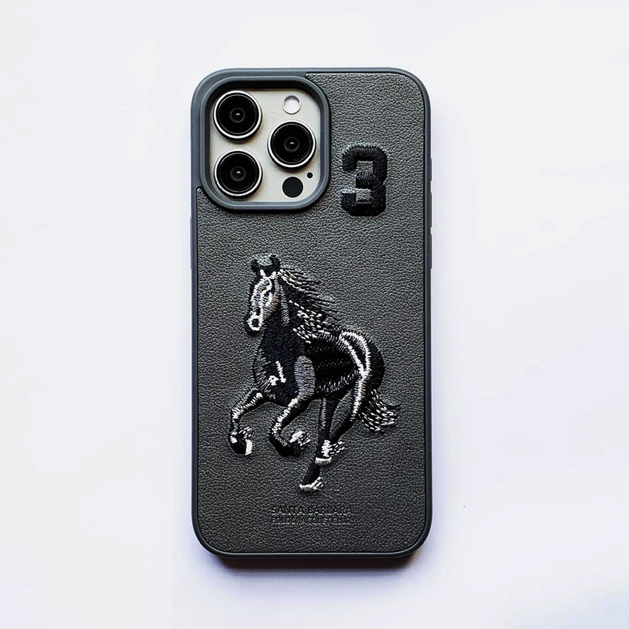 Premium 3D Embroidered Santa Barbara Polo Case