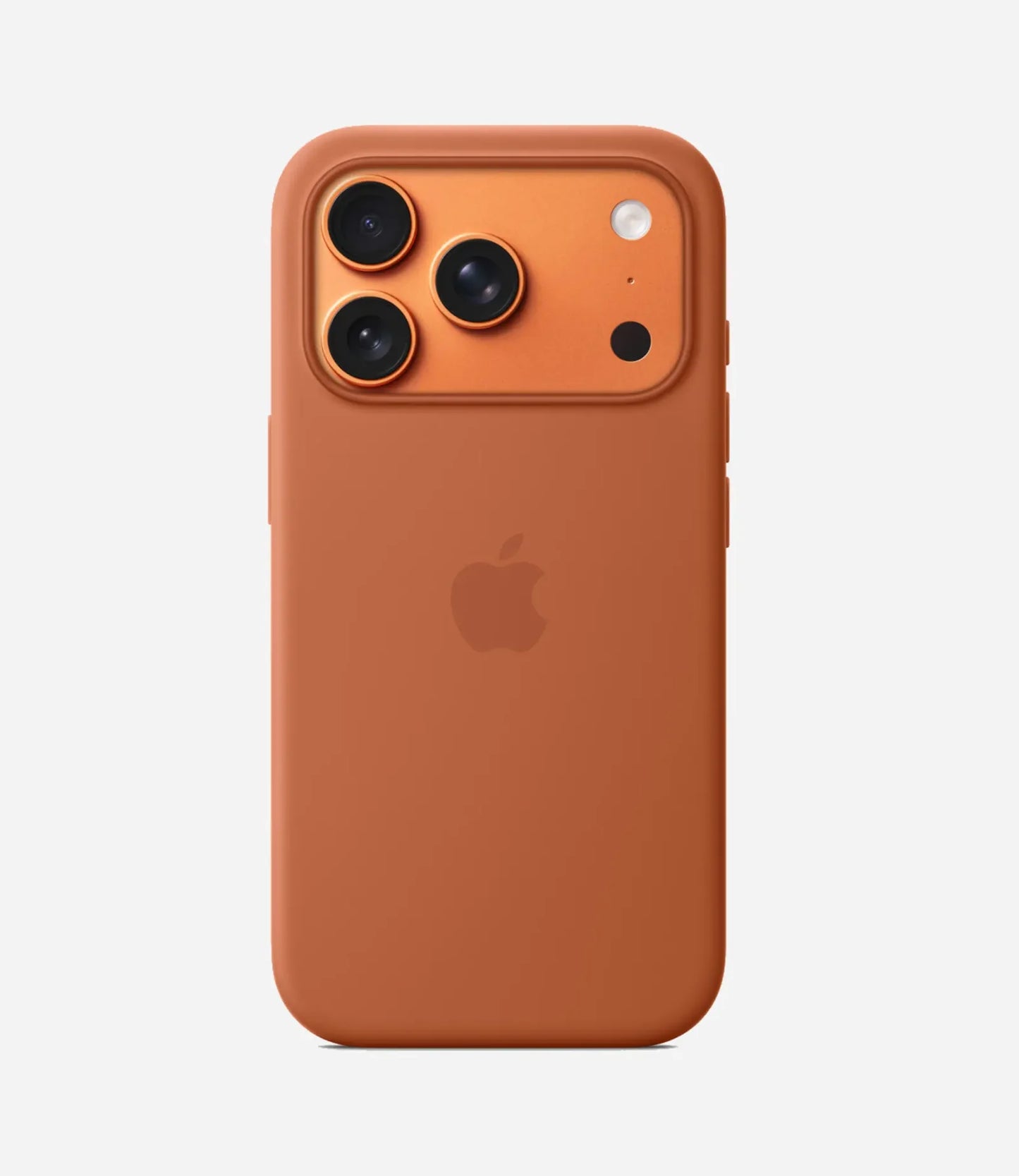 Solid Brown Silicone Case