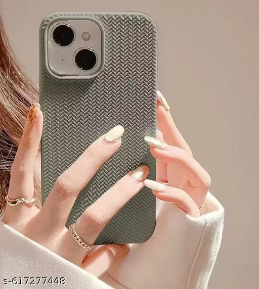 Premium Woven Knitted Texture Case
