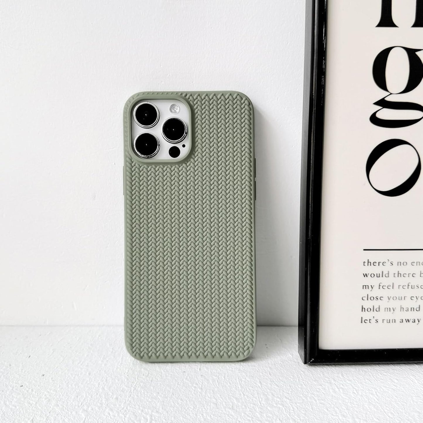 Premium Woven Knitted Texture Case