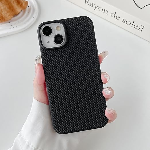 Premium Woven Knitted Texture Case
