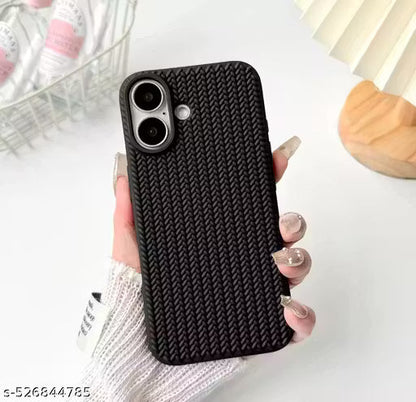 Premium Woven Knitted Texture Case
