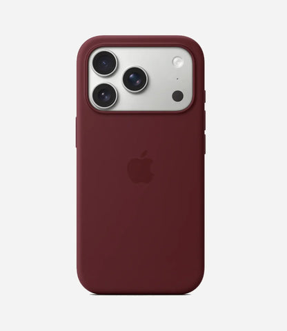 Solid Maroon Silicone Case