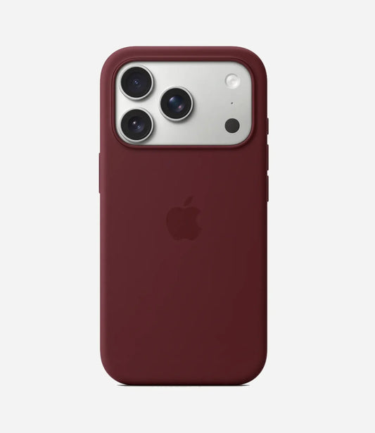 Solid Maroon Silicone Case