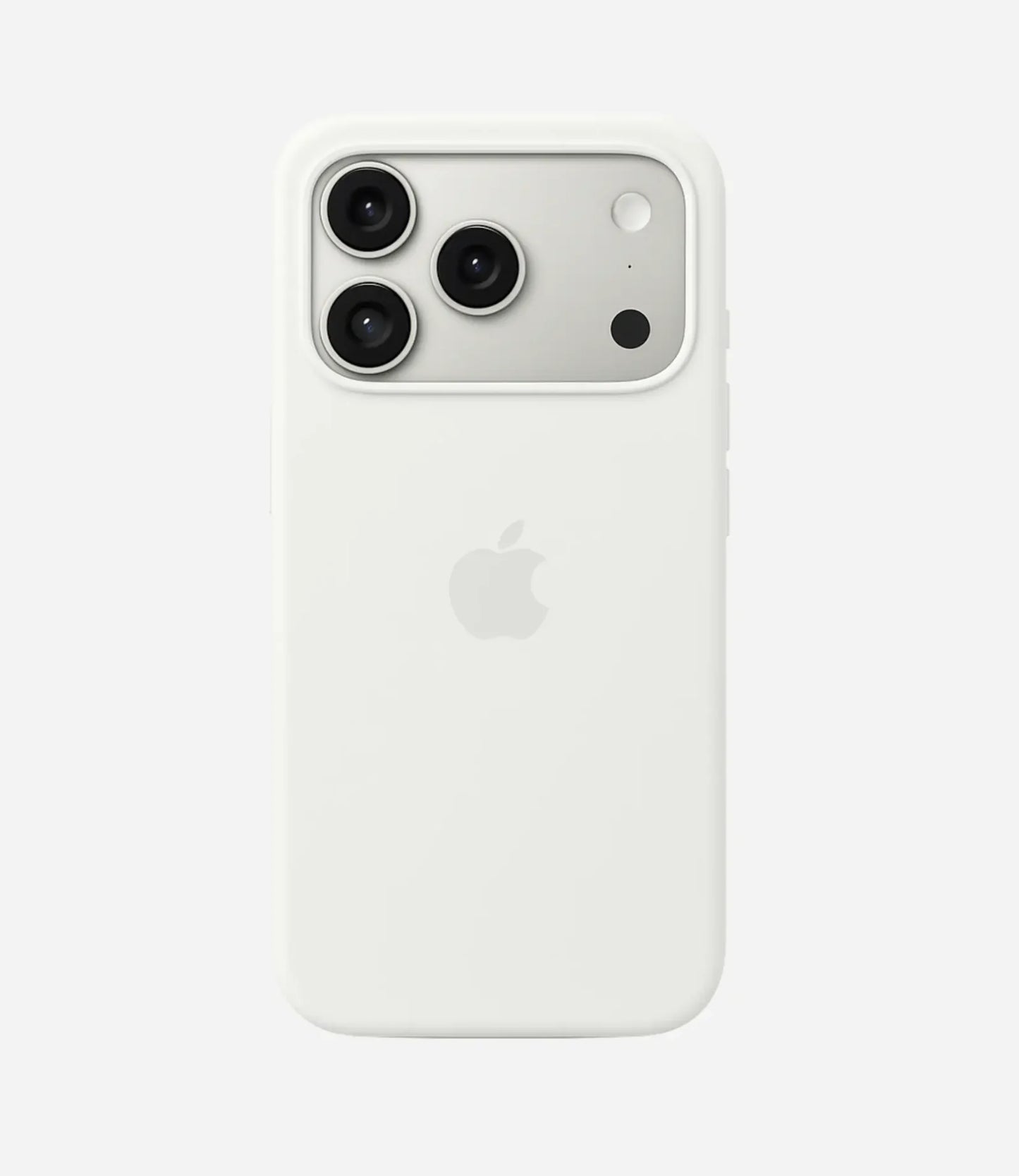 Solid White Silicone Case